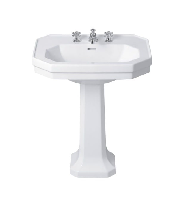 Duravit 0438700000 Classic Pedestal Washbasin Sink