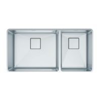 Franke Stainless Steel Double Bowl Kitchen Sink PTX160-37-CA