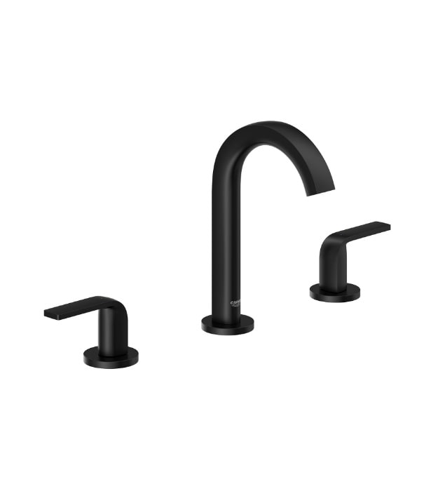 Grohe Defined Matte black widespread faucet 205972430