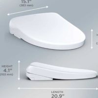 TOTO Washlet S7 Dimensions