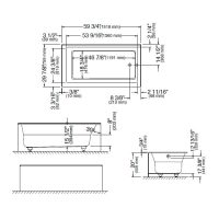 Produits Neptune Albana Alcove Bathtub AFR With Panel - Image 4
