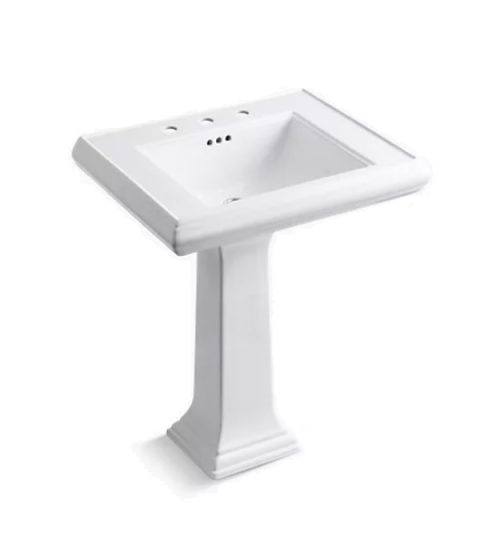 Kohler Memoirs Classic Pedestal Sink K-2258-8-0