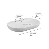 Grohe 27 inch Sink Dimension