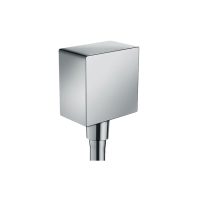 Hansgrohe FixFit Wall Outlet Square with Check Valves