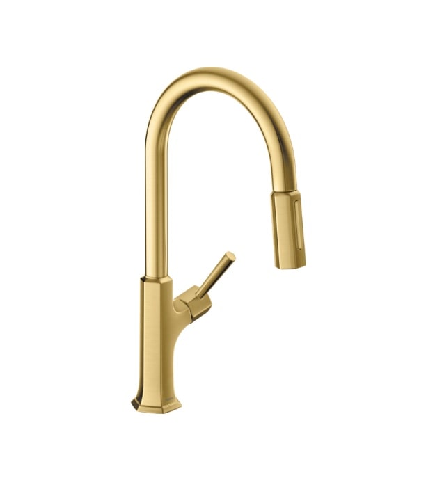 Hansgrohe_04852250_Locarno_Kitchen_Faucet_Brushed_Gold