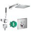 Hansgrohe ShowerSelect Thermostatic Shower Kit 15763001-Kit1