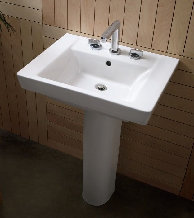 American Standard 0641800.020 3 Hole Pedestal Sink