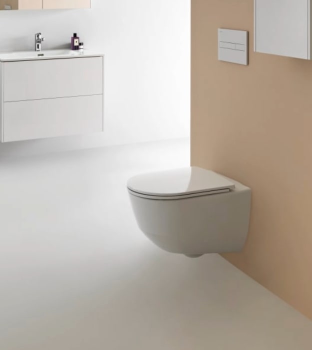 LAUFEN Pro wall hung Toilet With Slim Softclose Seat