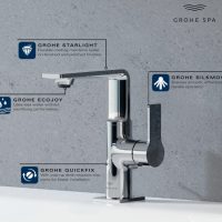 Grohe Allure New Single-Hole Bathroom Faucet 23857 - Image 8