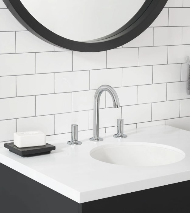 Studio S Polished Chrome 3 hole Bathroom Faucet 7105821.002
