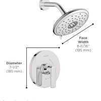 Aspirations Pressure Balance Shower Kit TU061507 - Image 6