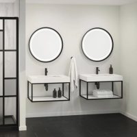 Fleurco Stak Duo Modern Wall-Mounted Vanity - Image 5