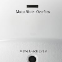Woodbridge B-1813 Black Freestanding Bathtub 67" - Image 6