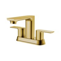 Brushed Gold Aquabrass Centerset Faucet
