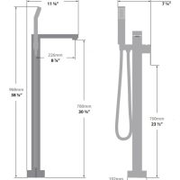 Vogt Kapfenberg Floormount Tub Filler BF.KG.2100 - Image 5