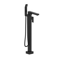 Matte Black Square Trim Tub Faucet