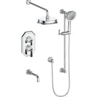 3-Way Shower Kit Thermostatic Traditional Design