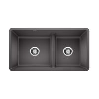 Blanco Precis U 1.75 Low Divide Kitchen Sink Silgranit - Image 3