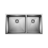 Blanco Quatrus R15 U 1.75 Double Bowl undermount Sink 401520
