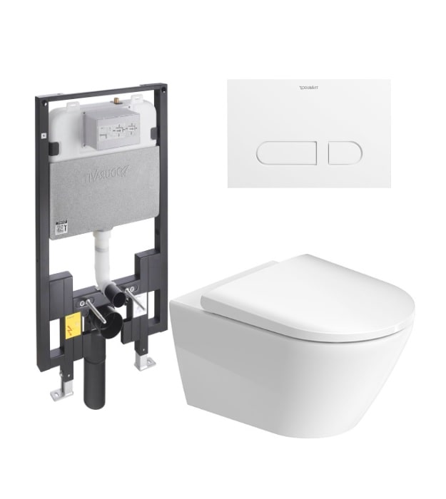 D-Neo Complete Wall Hung Toilet Package