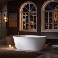 Woodbridge Soaking Acrylic Freestanding Bathtub - Image 5