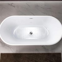 Woodbridge Soaking Acrylic Freestanding Bathtub - Image 3