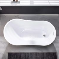 Woodbridge B0006 54" Small Freestanding Bathtub - Image 3