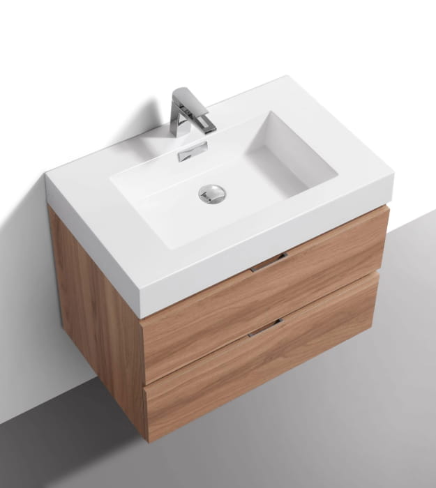 Kubebath Bliss BSL30 30" Wallmount Bathroom Vanity 15 Kubebath Bliss BSL30 30" Wallmount Bathroom Vanity - Image 8