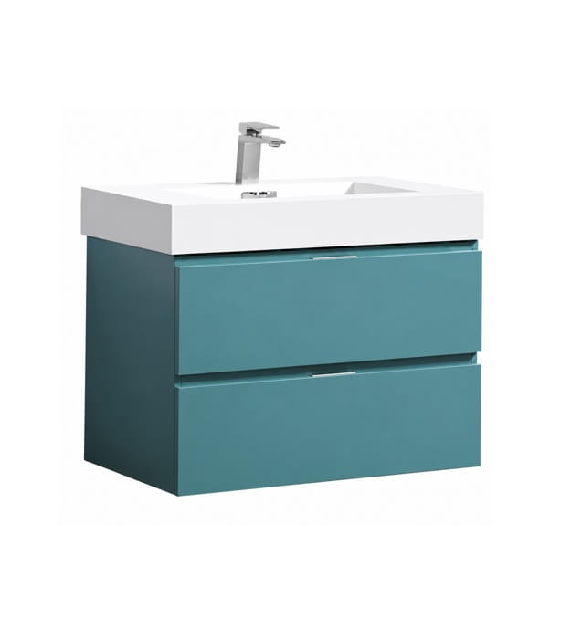Kubebath Bliss BSL30 30" Wallmount Bathroom Vanity 12 Kubebath Bliss BSL30 30" Wallmount Bathroom Vanity - Image 5