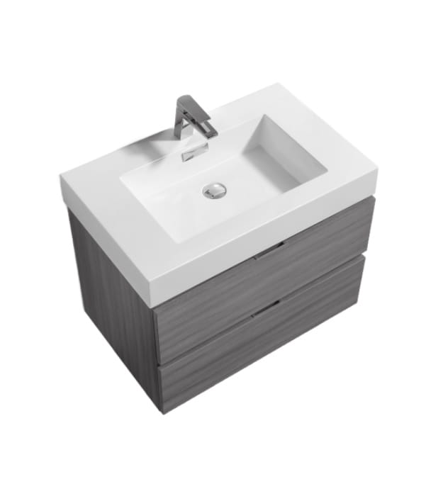 Kubebath Bliss BSL30 30" Wallmount Bathroom Vanity 13 Kubebath Bliss BSL30 30" Wallmount Bathroom Vanity - Image 6