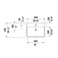Duravit Qatego Vessel Sink 2385600027 - Image 7