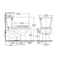Cadet Pro 4.8L RH Elongated 2-Piece Toilet 215AA154.020 - Image 5