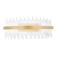 Genevieve Medallion Gold LED Wall Sconce 1063W32-169