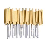 Deco 3 Light Medallion Gold Vanity Light 1112W17 - Image 2