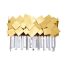 Panache 3 Light Vanity Light Medallion Gold 1100W18