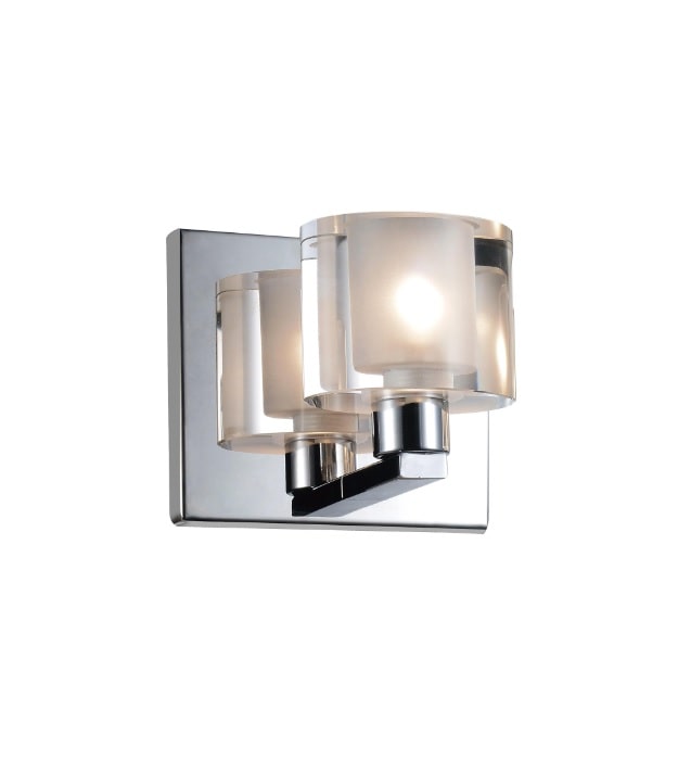 Tina 1 Light Wall Sconce In Chrome 5540W5C