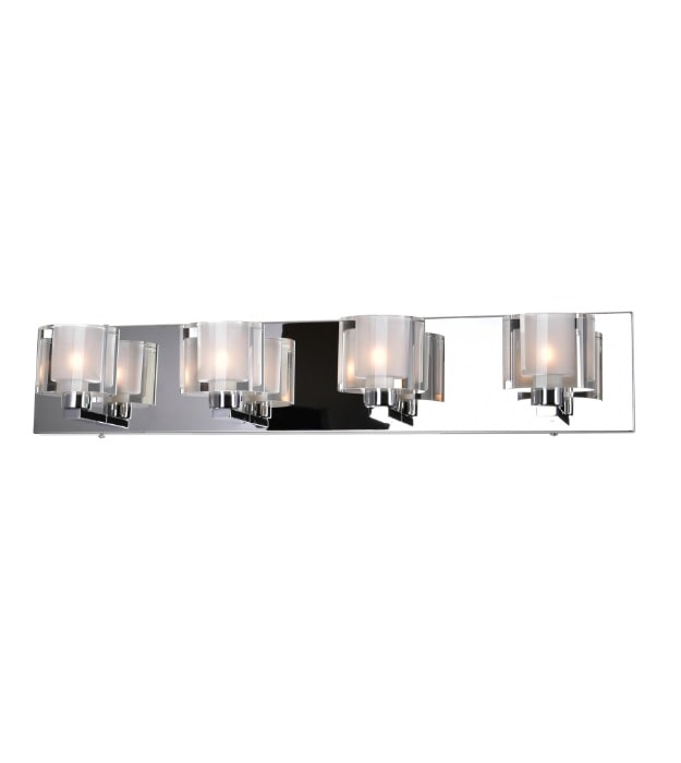 Tina 4 Light Chrome Vanity Light 5540W25C-601