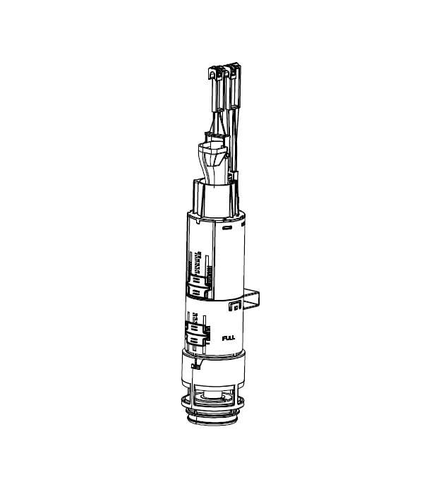 TOTO THU753A Flush Valve For In-Wall Tank WT172M