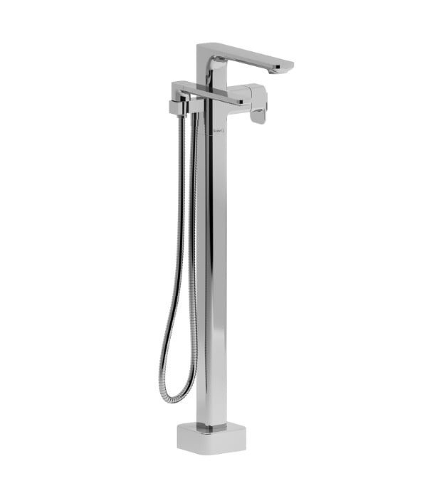 Riobel Equinox Floor Mount Tub Filler TEQ39 Chrome