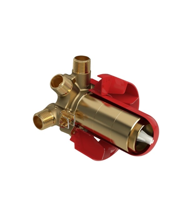 Riobel R45 3-Way Thermostatic And PB Rough-in Valve