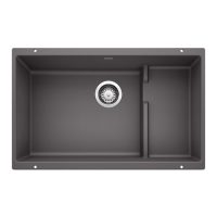 Blanco Precis Cascade 401447 Silgranit Single Bowl