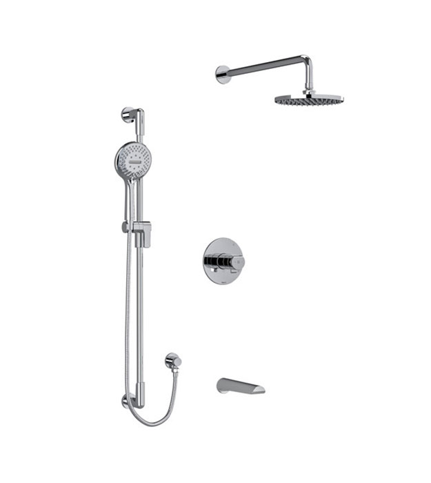 Riobel Parabola KIT1345 3-Way Shower Kit TKIT1345P