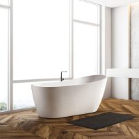 Bagno Italia ALPS - 59" Glossy White