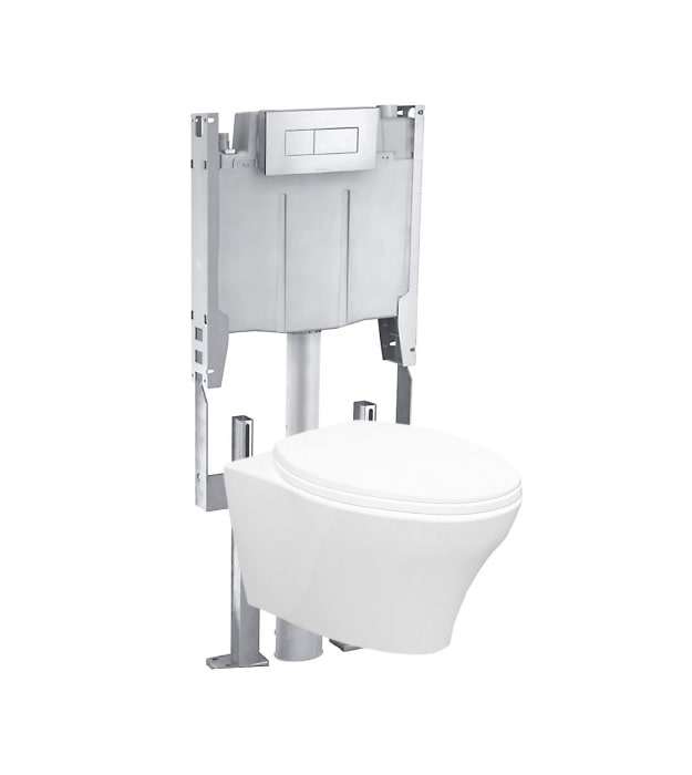 Caroma Somerton Invisi Wall Hung Toilet Kit 604100W