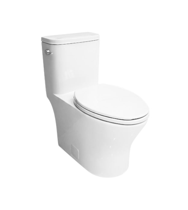 Fluid Citi Rimless Elongated One Piece Toilet FT240120W