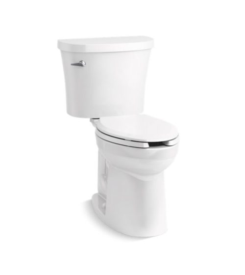 Kohler Kingston K-25077-0 Two-piece Elongated Comfort Height Toilet