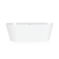 MAAX Louie 6731 Acrylic Freestanding Center Drain Bathtub
