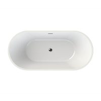 MAAX Louie 6731 Acrylic Freestanding Center Drain Bathtub