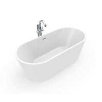 MAAX Louie 6731 Acrylic Freestanding Center Drain Bathtub 106385