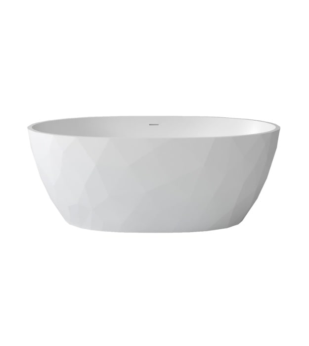 MAAX Fura Matte White 6732 Acrylic Freestanding Bathtub 107827-000-240-000